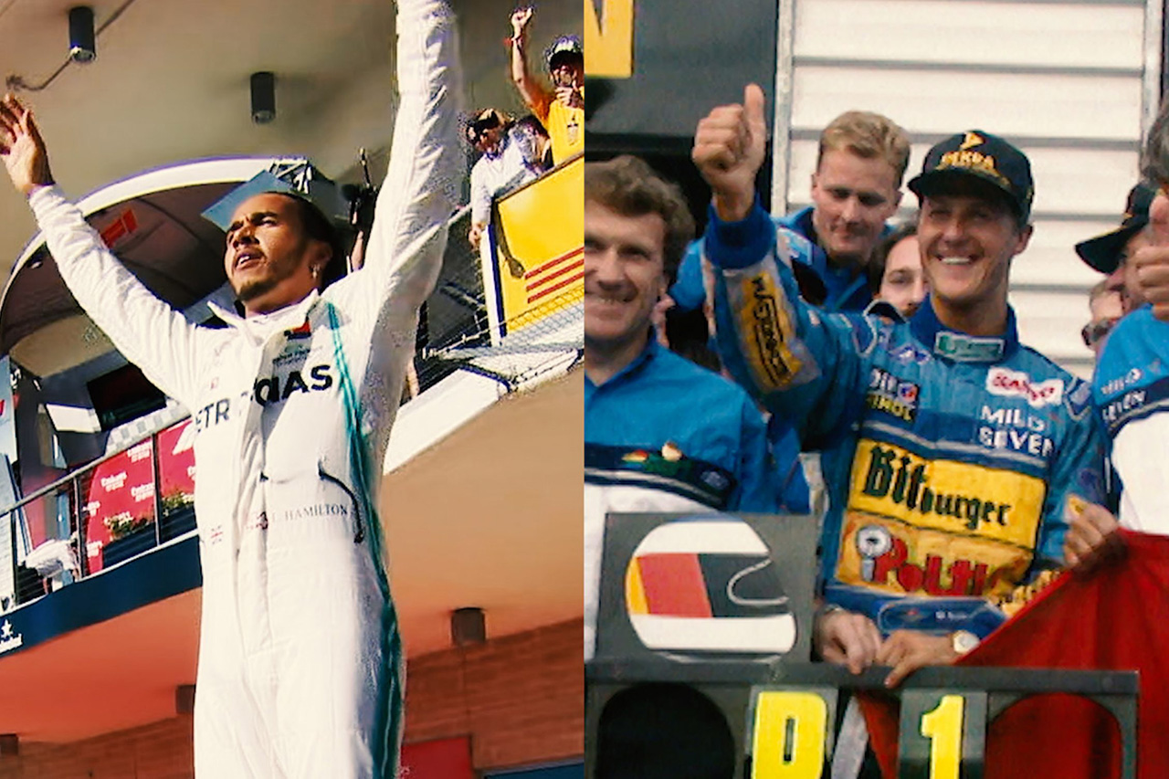 F1データ比較 | ミハエル・シューマッハとルイス・ハミルトン