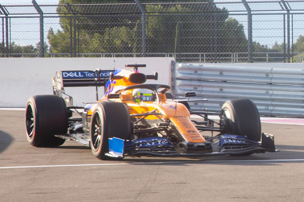 マクラーレン、18インチF1タイヤでの2日間のテストを完了