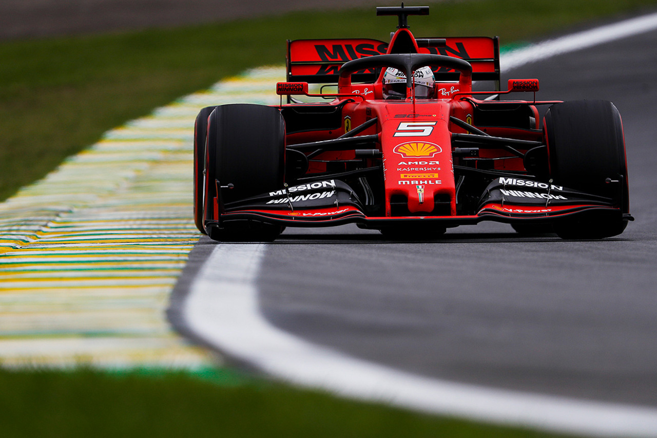 F1ブラジルGP フリー走行2回目 | ベッテルがトップでフェラーリが1-2