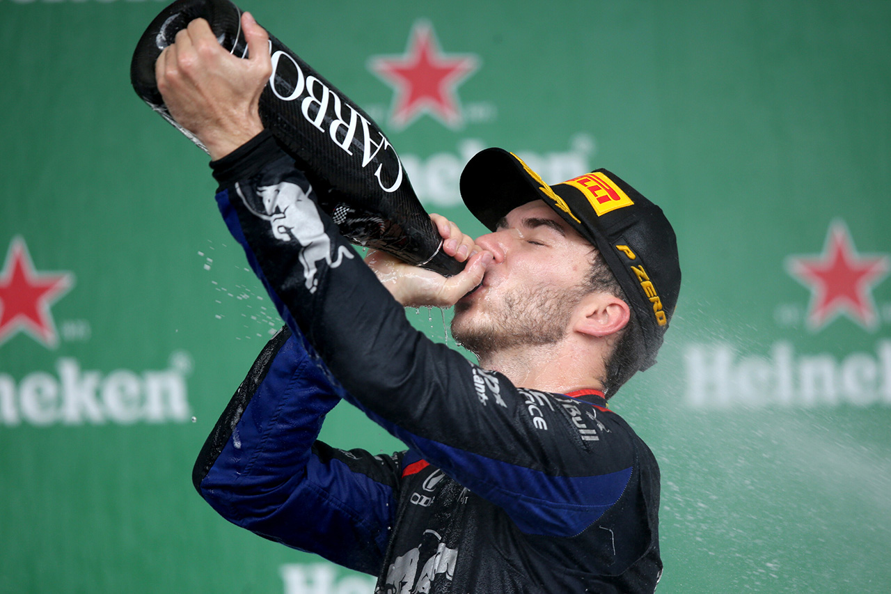 ピエール・ガスリー 「F1初表彰台ではユベールのことを考えていた」