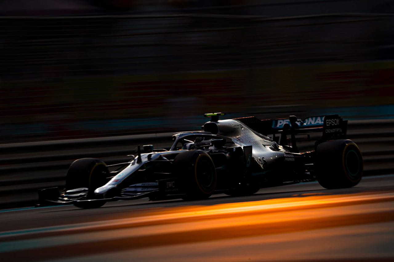 F1アブダビGP フリー走行2回目 | ボッタス最速でメルセデスが1-2体制