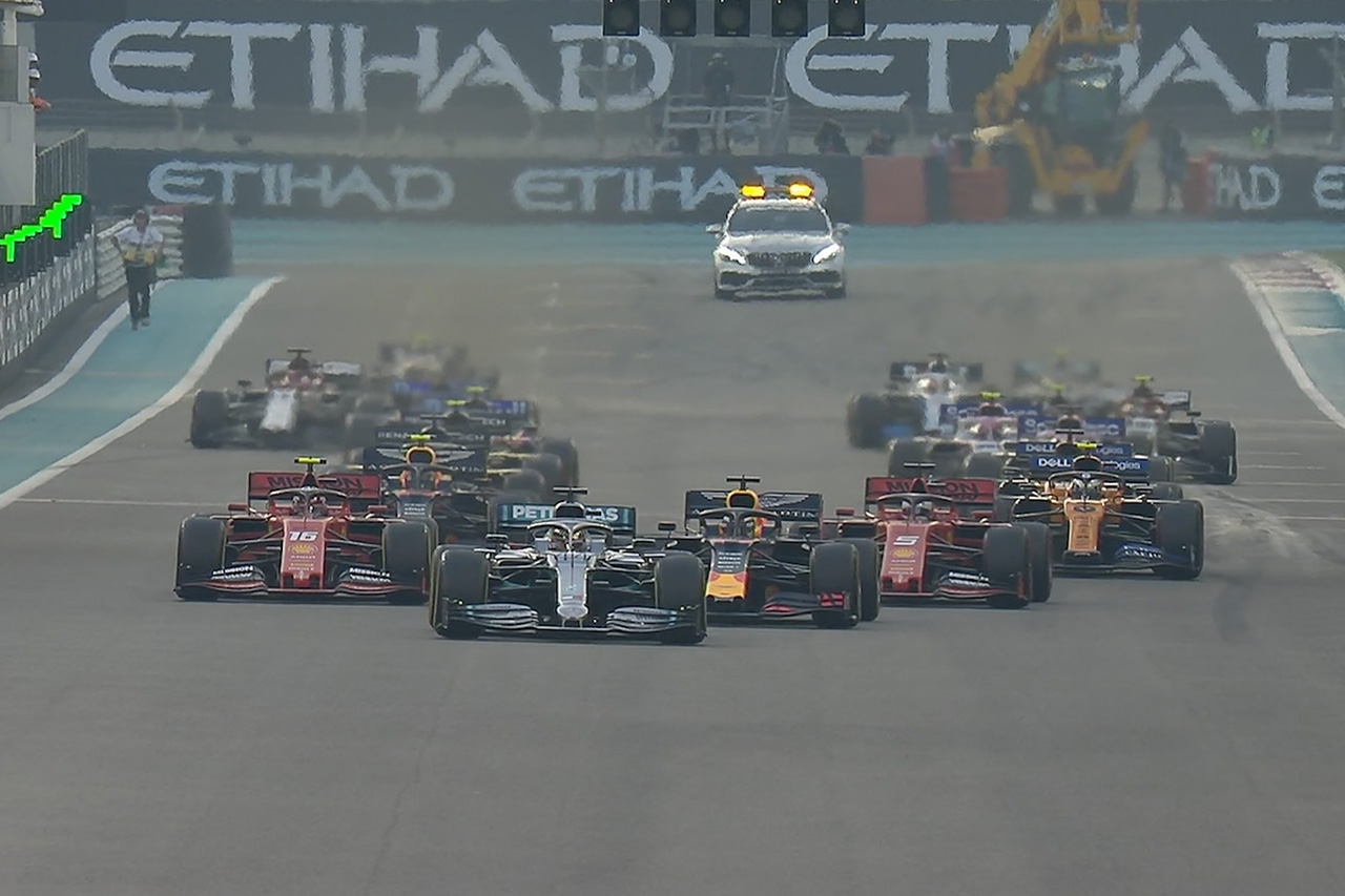 【動画】 F1アブダビGP 決勝：スタート＆オープニングラップ