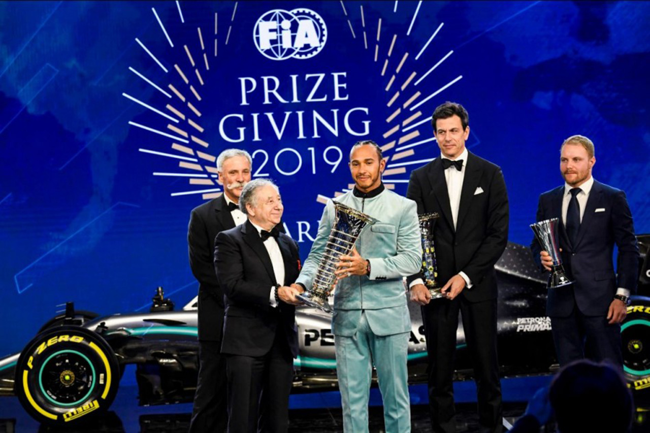 FIA表彰式 | ルイス・ハミルトン、2019 F1ワールドチャンピオンを受賞