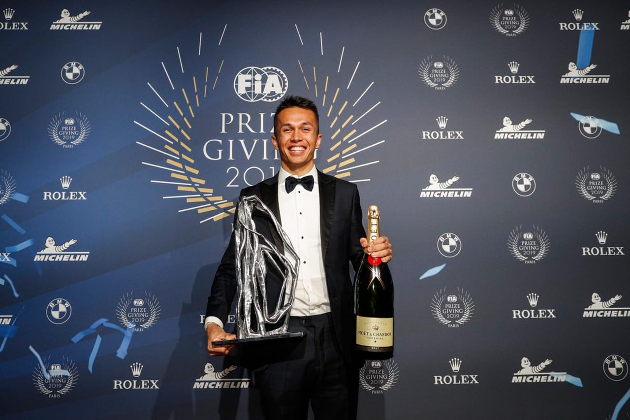 アレクサンダー・アルボン、2019年のルーキー・オブ・ザ・イヤーを受賞