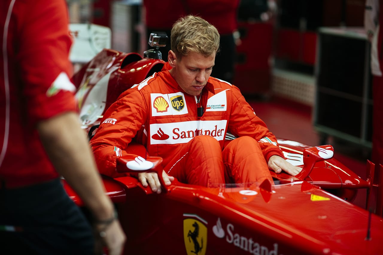 セバスチャン・ベッテル、フェラーリの2015年F1マシンの初走行を担当?