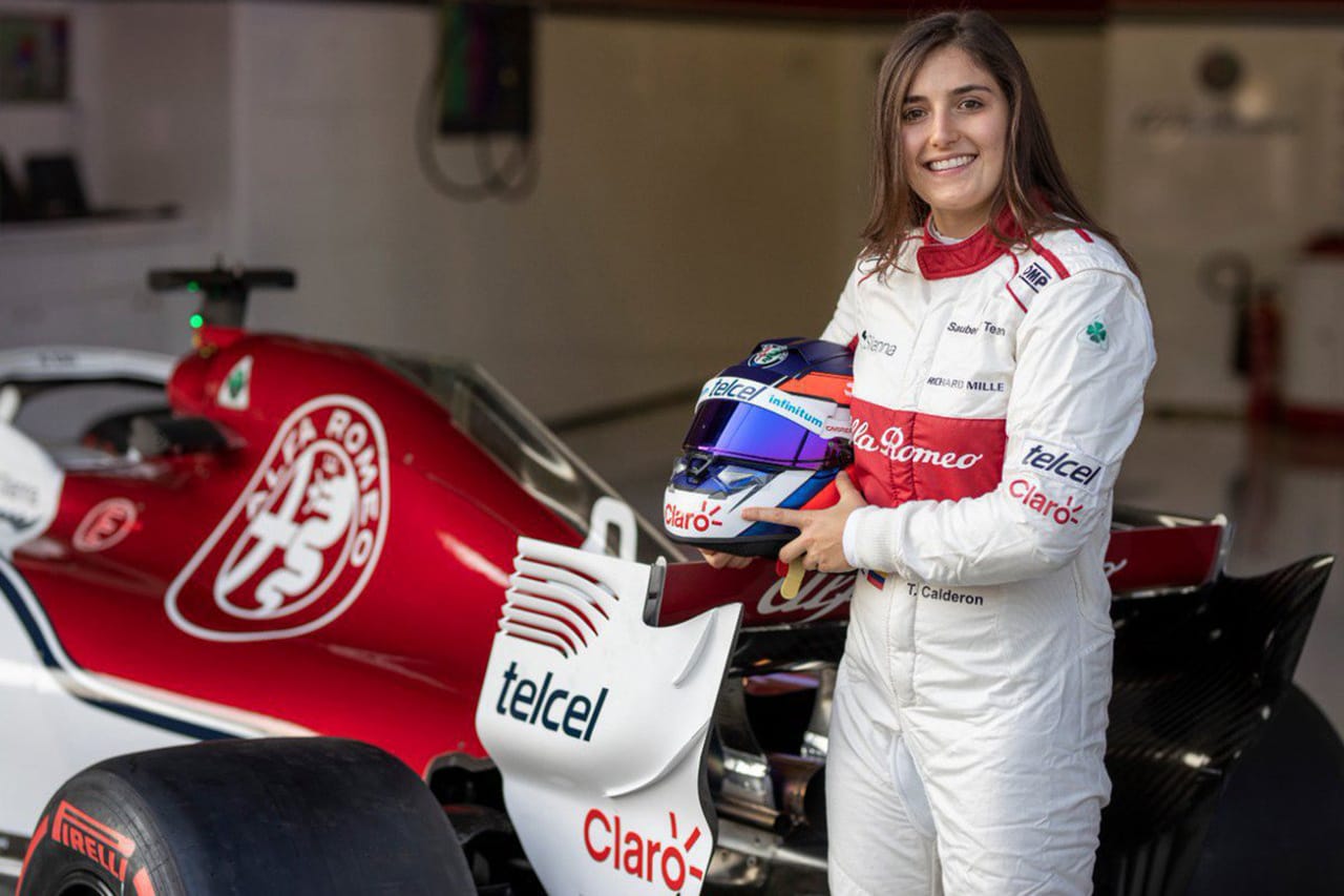 タチアナ・カルデロン、2020年はスーパーフォーミュラに参戦!