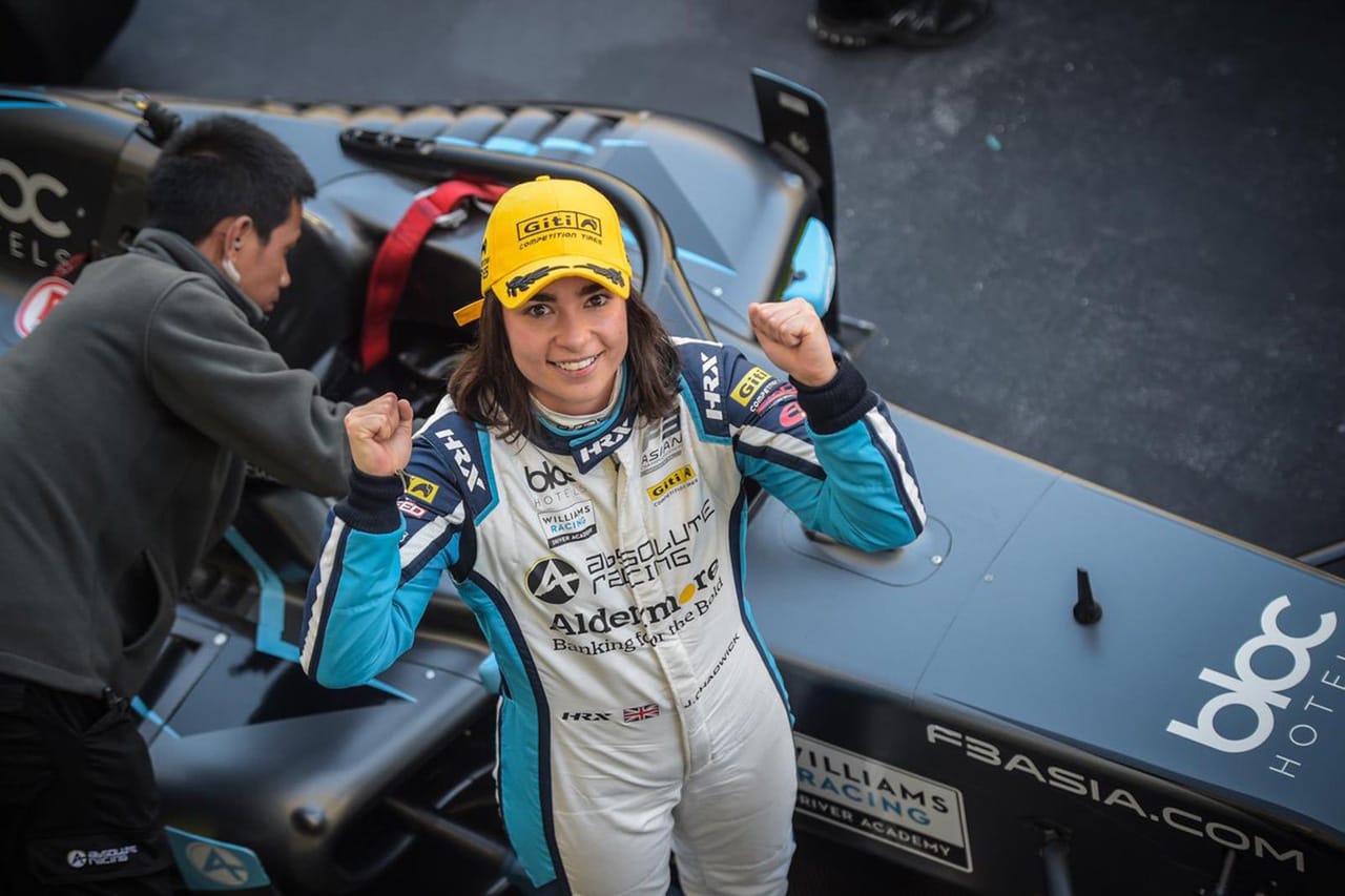 ジェイミー・チャドウィック 「女性がF1で戦えることを証明したい」