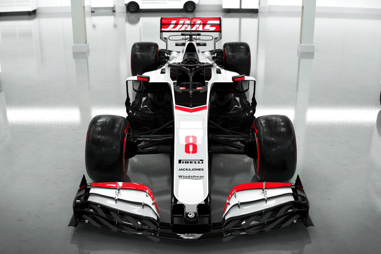 ハースF1チーム、2020年F1マシン『VF-20』のカラーリングを公開