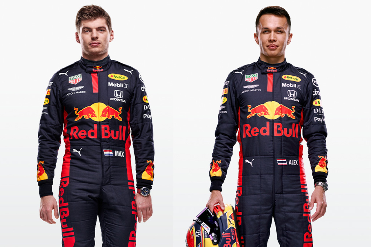 F1 | レッドブル・ホンダ、2020年仕様のレーシングスーツを公開