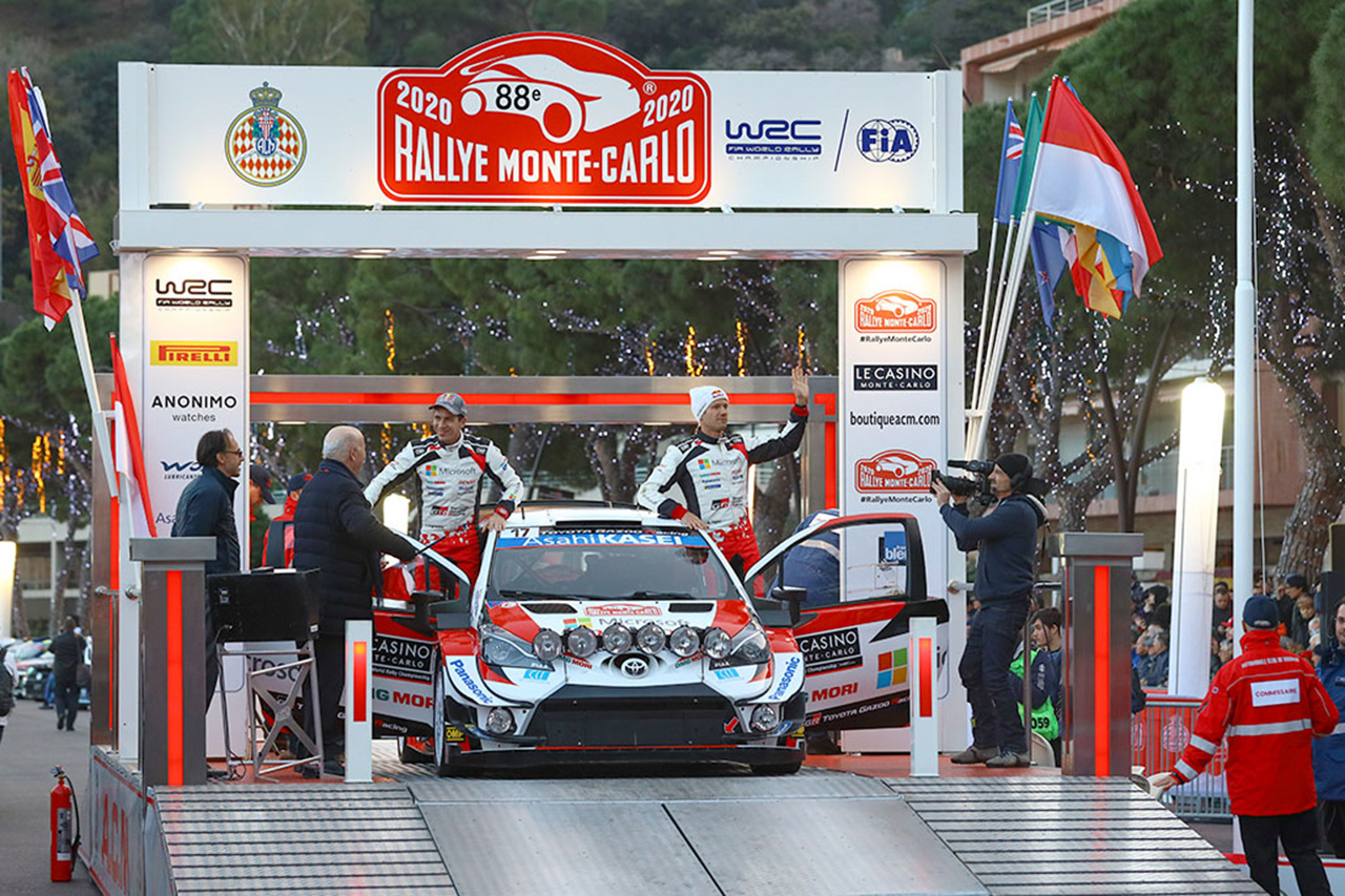 WRC 第1戦 ラリー・モンテカルロ デイ1 | トヨタのオジェが総合2位