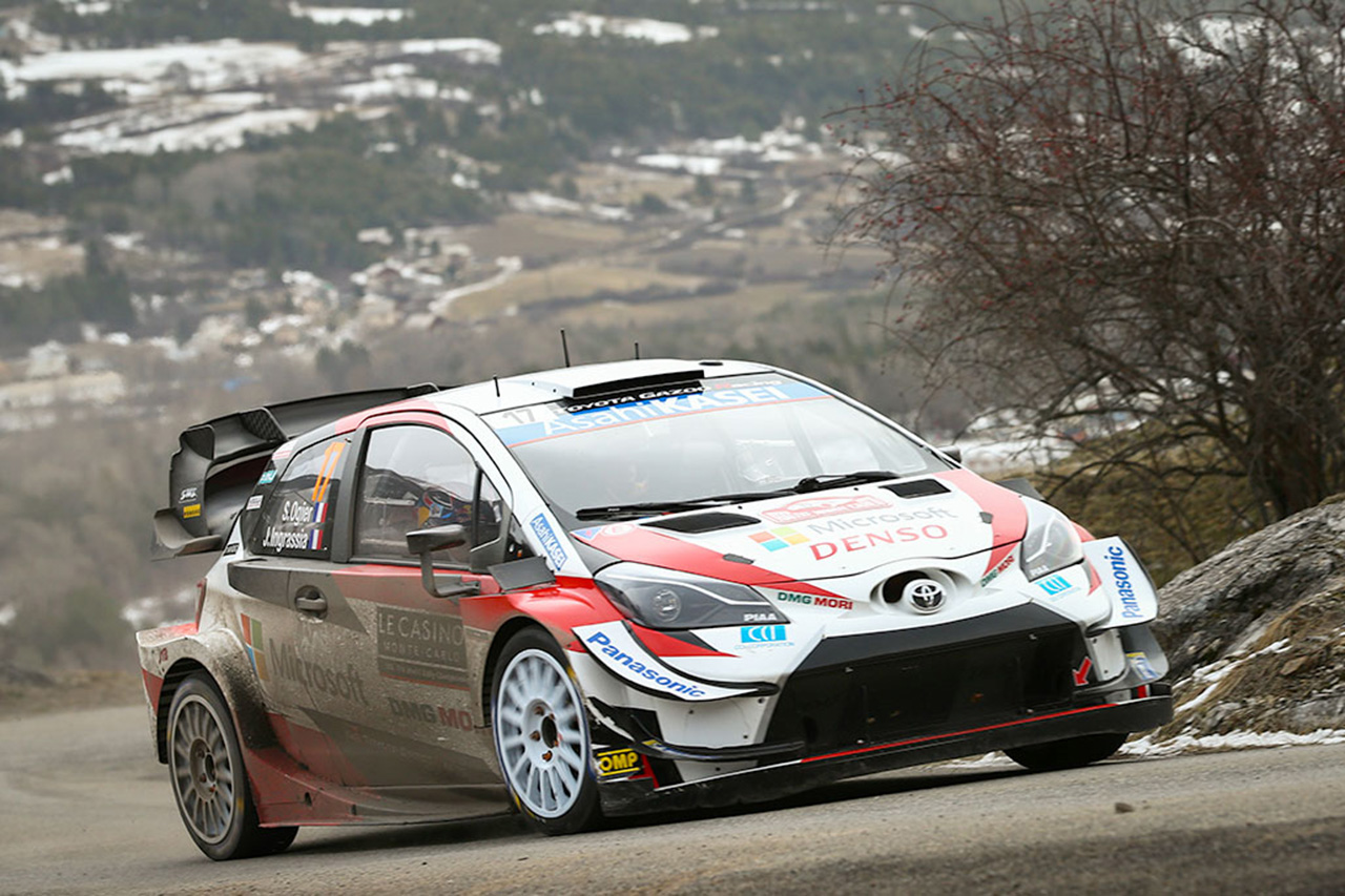 WRC 第1戦 ラリー・モンテカルロ デイ2 | トヨタのオジェが首位