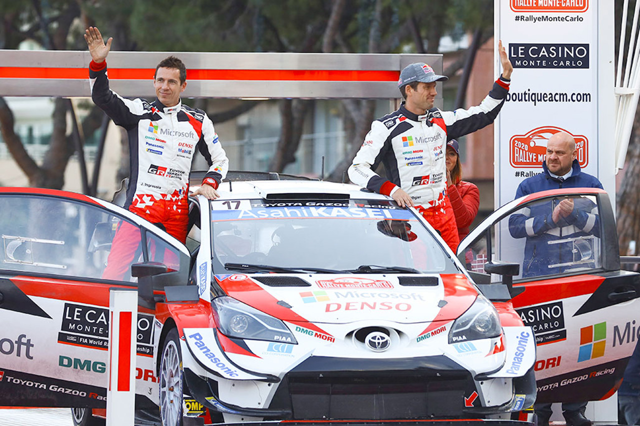 WRC 第1戦 ラリー・モンテカルロ | トヨタのオジエとエバンスが表彰台