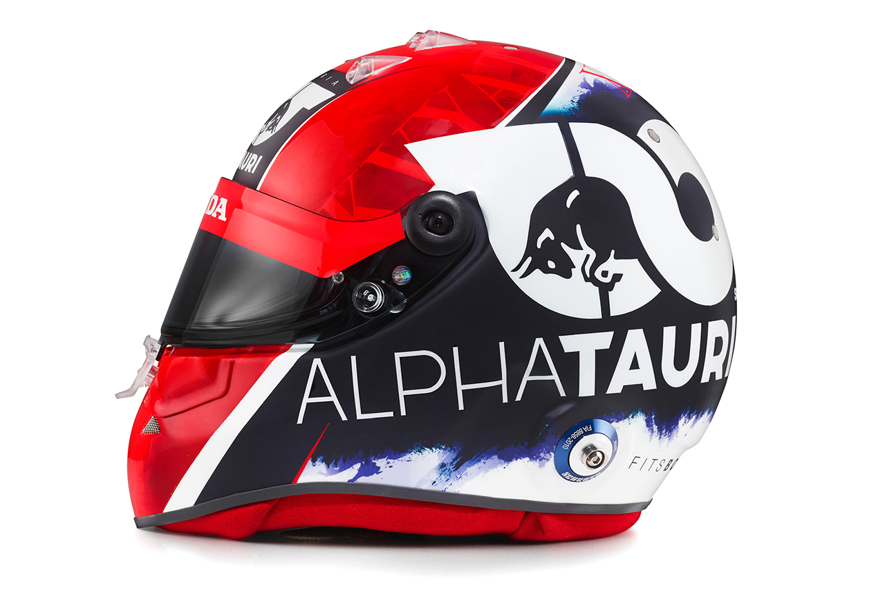 ダニール・クビアト 2020年F1ヘルメット / アルファタウリ・ホンダ