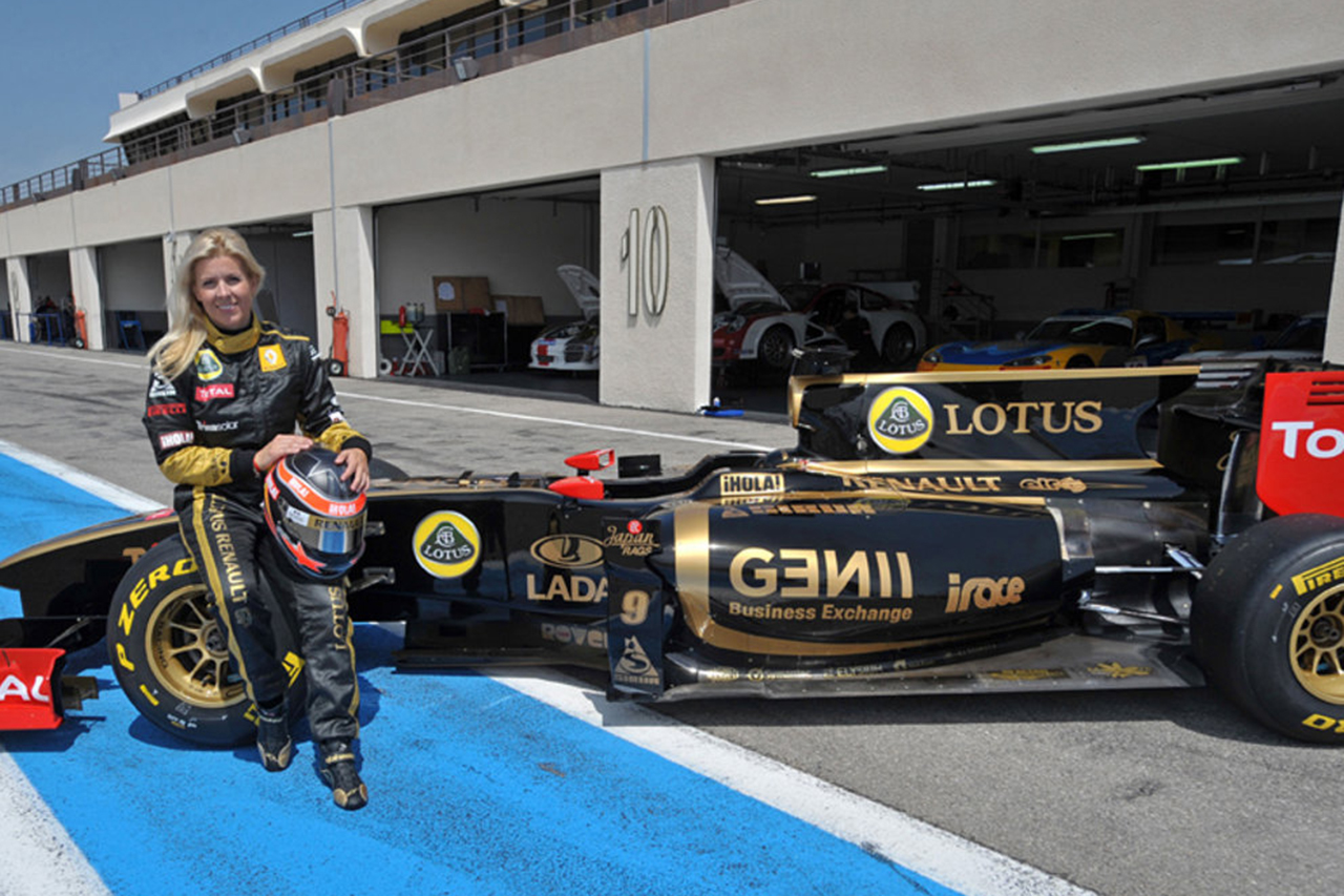 マリア・デ・ヴィロタ、ロータス・ルノーGPでF1マシンを初体験