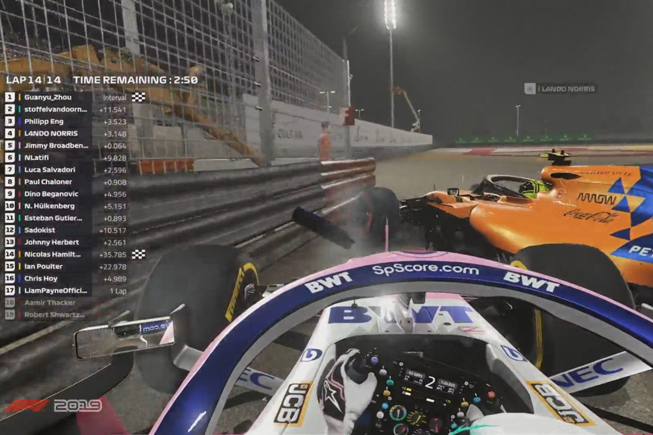 【動画】 F1バーチャル・バーレーンGP 決勝ハイライト