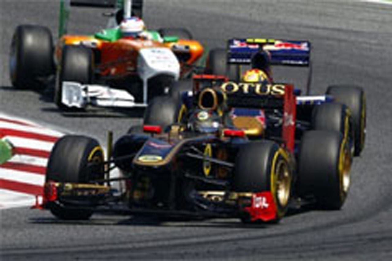 ロータス・ルノーGP：ハイドフェルドが最後尾から8位 /F1スペインGP