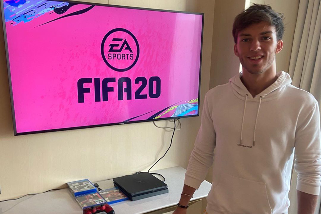 ピエール・ガスリー、eスポーツサッカーのチャリティー大会に参加