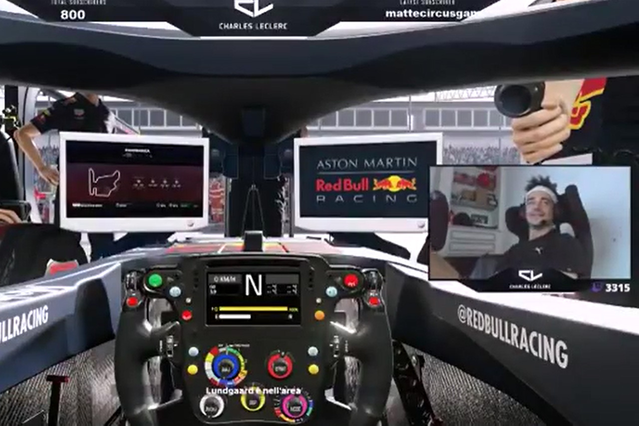 シャルル・ルクレール、操作ミスでレッドブルのF1マシンが割り当てられる