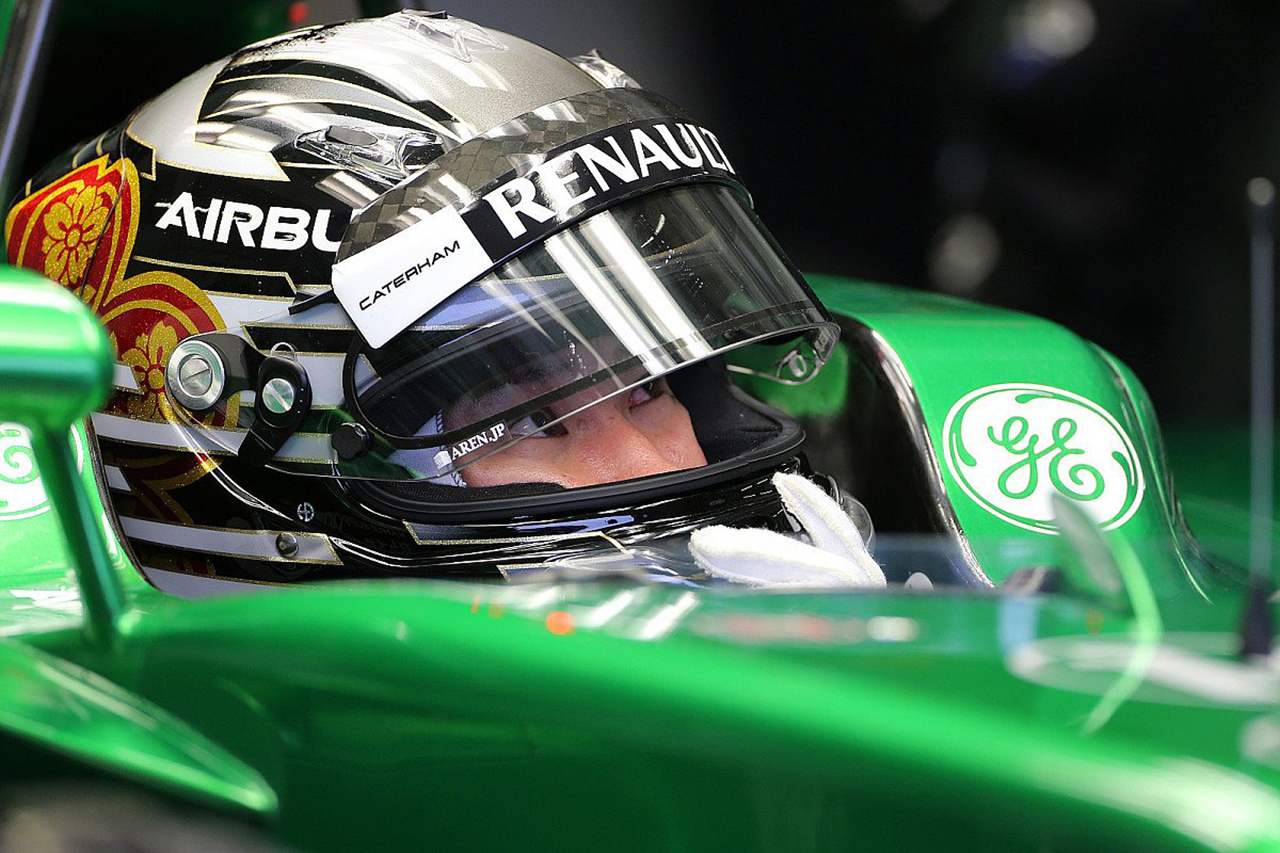 小林可夢偉 「F1カーに戻れて嬉しかった」