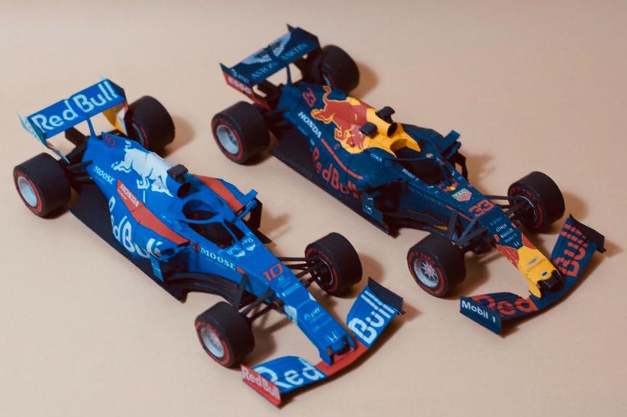 ホンダF1：レッドブル・ホンダ RB15のペーパークラフトを楽しもう！
