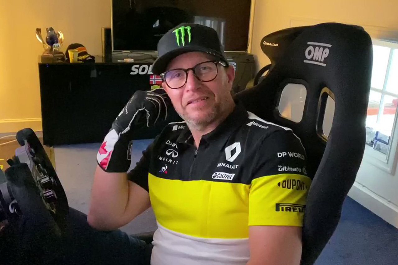 ペター・ソルベルグ、F1バーチャルGP第4戦にルノーからゲスト参戦