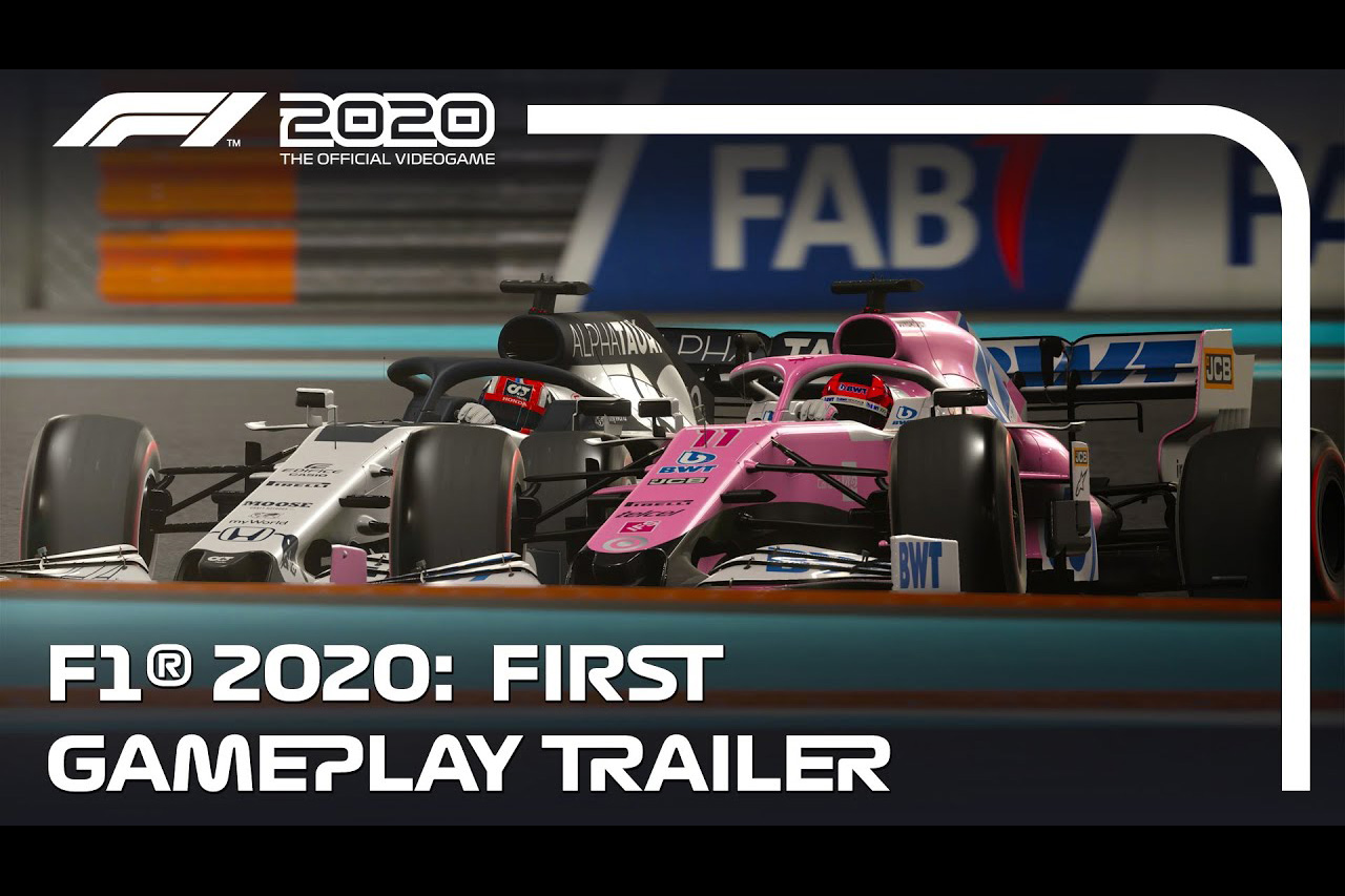 F1公式ゲーム『F1 2020』 ゲームプレイトレイラー映像を公開