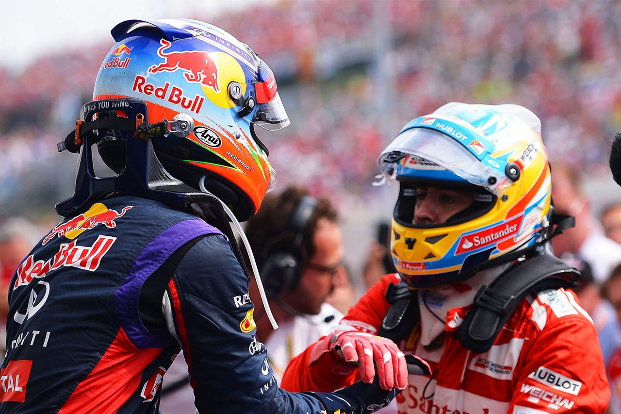 ダニエル・リカルドがシューマッハとアロンソに“認められた”F1レース