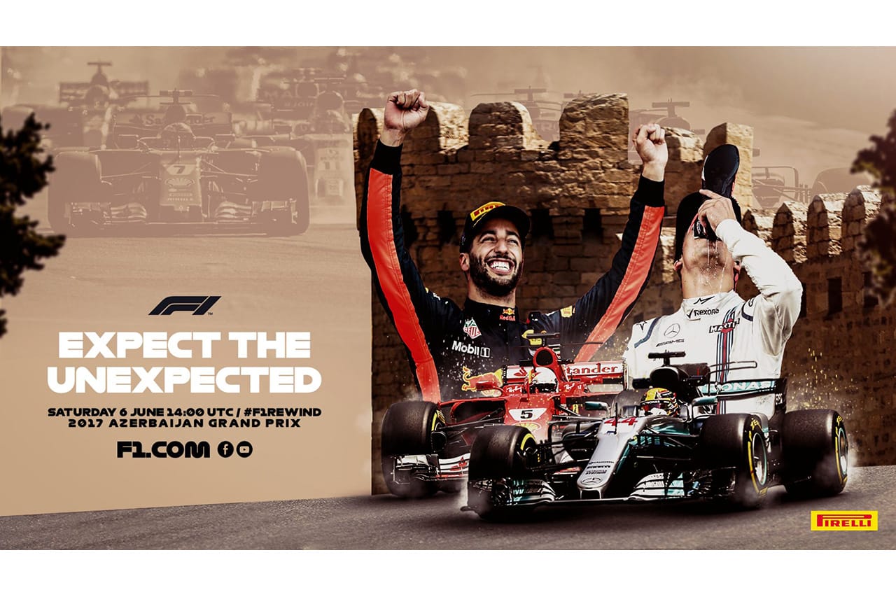 2017年 F1アゼルバイジャンGP 無料配信：大波乱戦をリカルドが制す