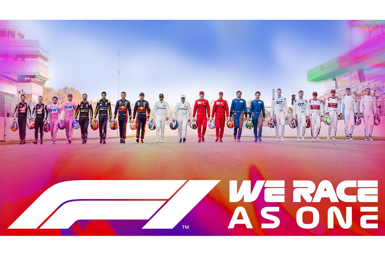 F1、新型コロナと人種差別と闘う取り組み「#WeRaceAsOne」を設立