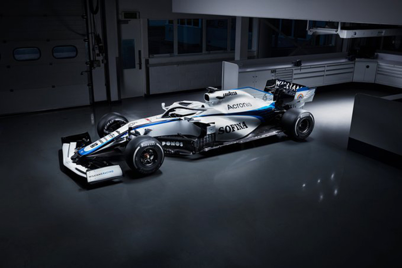 ウィリアムズF1、FW43の新カラーリングを公開…ネイビーが復活