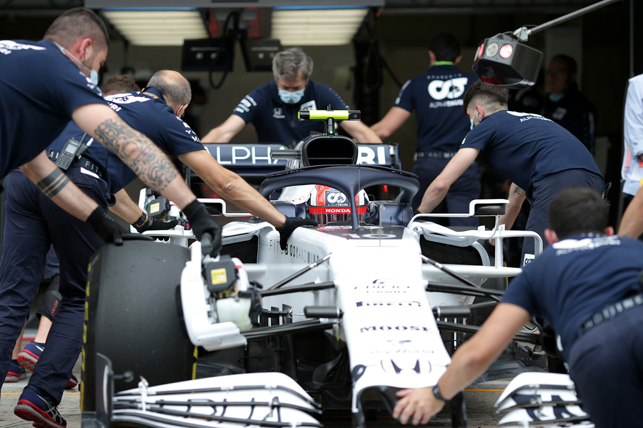 アルファタウリ・ホンダF1 「フロントエンドのグリップが不足している」
