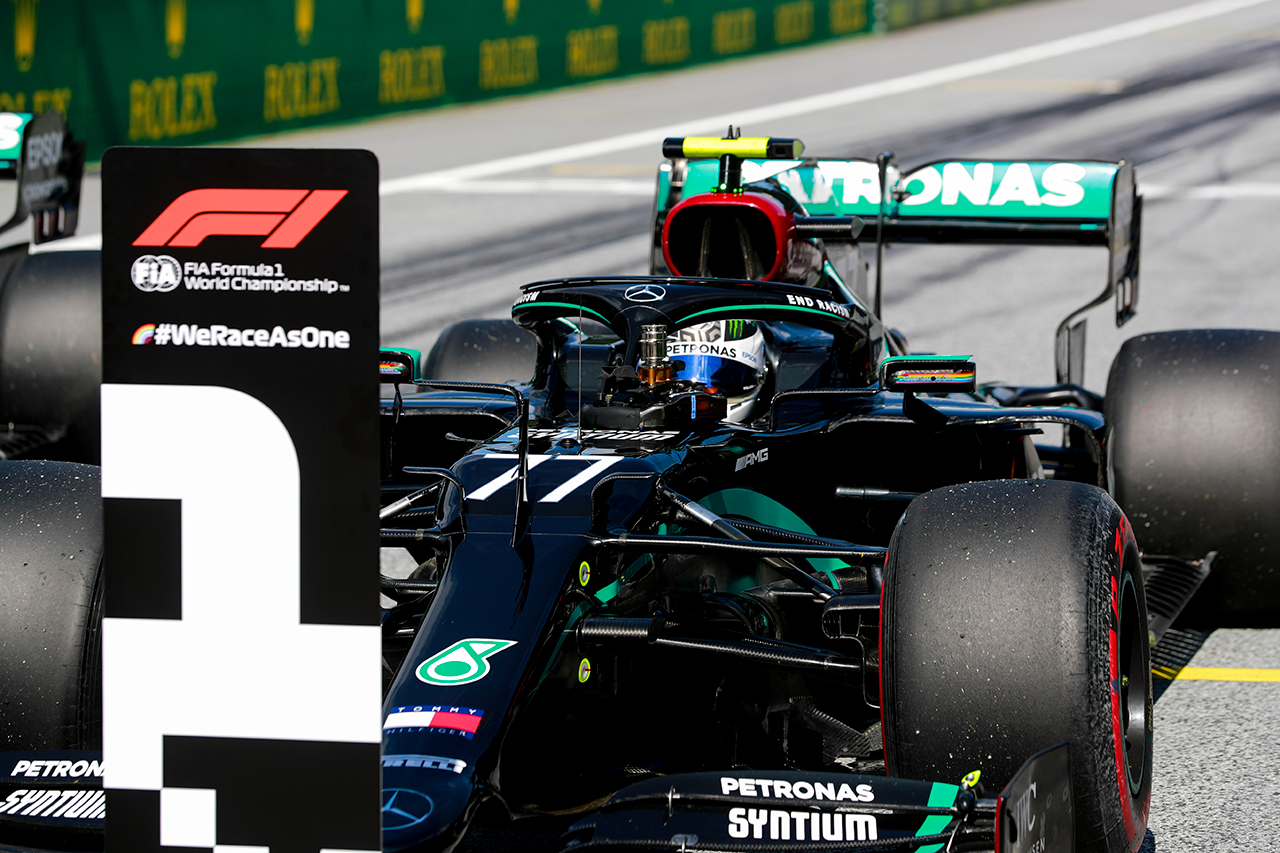 2020年 F1オーストリアGP 決勝:スターティンググリッド