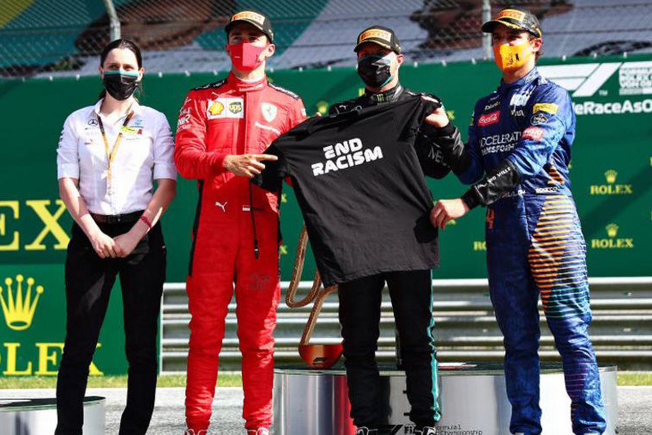 F1オーストリアGP 決勝:完走11台の大波乱。ボッタス優勝、ノリス初表彰台