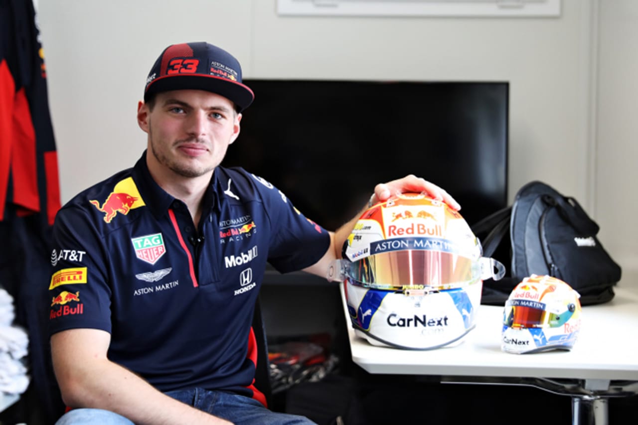 マックス・フェルスタッペン、第2戦でスペシャルヘルメットを着用