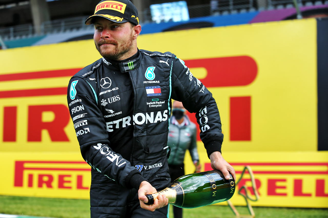 バルテリ・ボッタス、2位表彰台にも余裕「ダメージリミテーション」