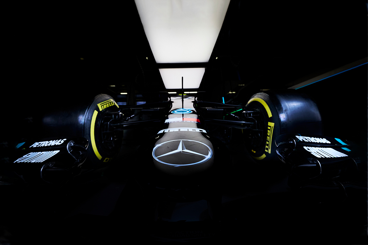 メルセデスF1 「ブラックへのカラーリング変更は24時間で決定した」