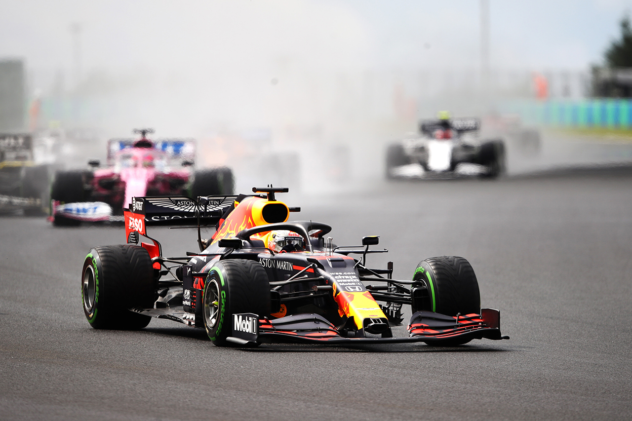 【速報】 F1ハンガリーGP 決勝 結果:フェルスタッペンが2位表彰台