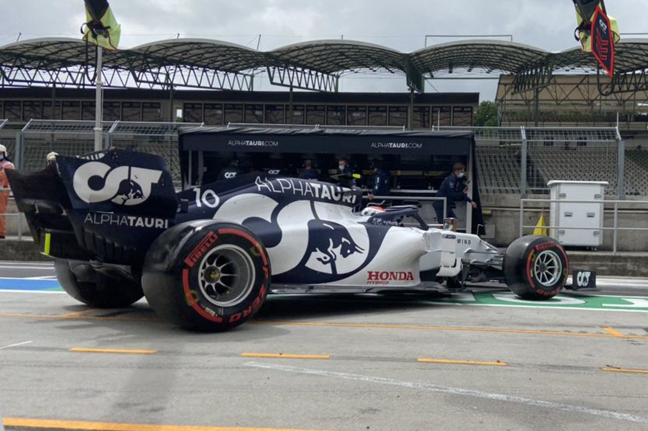 ホンダF1、ピエール・ガスリーのパワーユニットを新品に交換