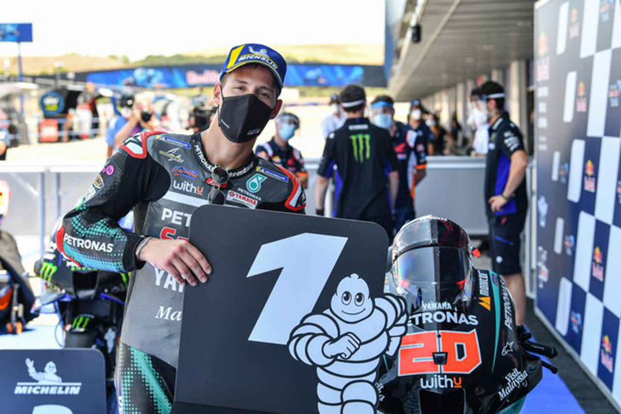 MotoGP スペインGP:クアルタラロがコースレコード更新でPP獲得