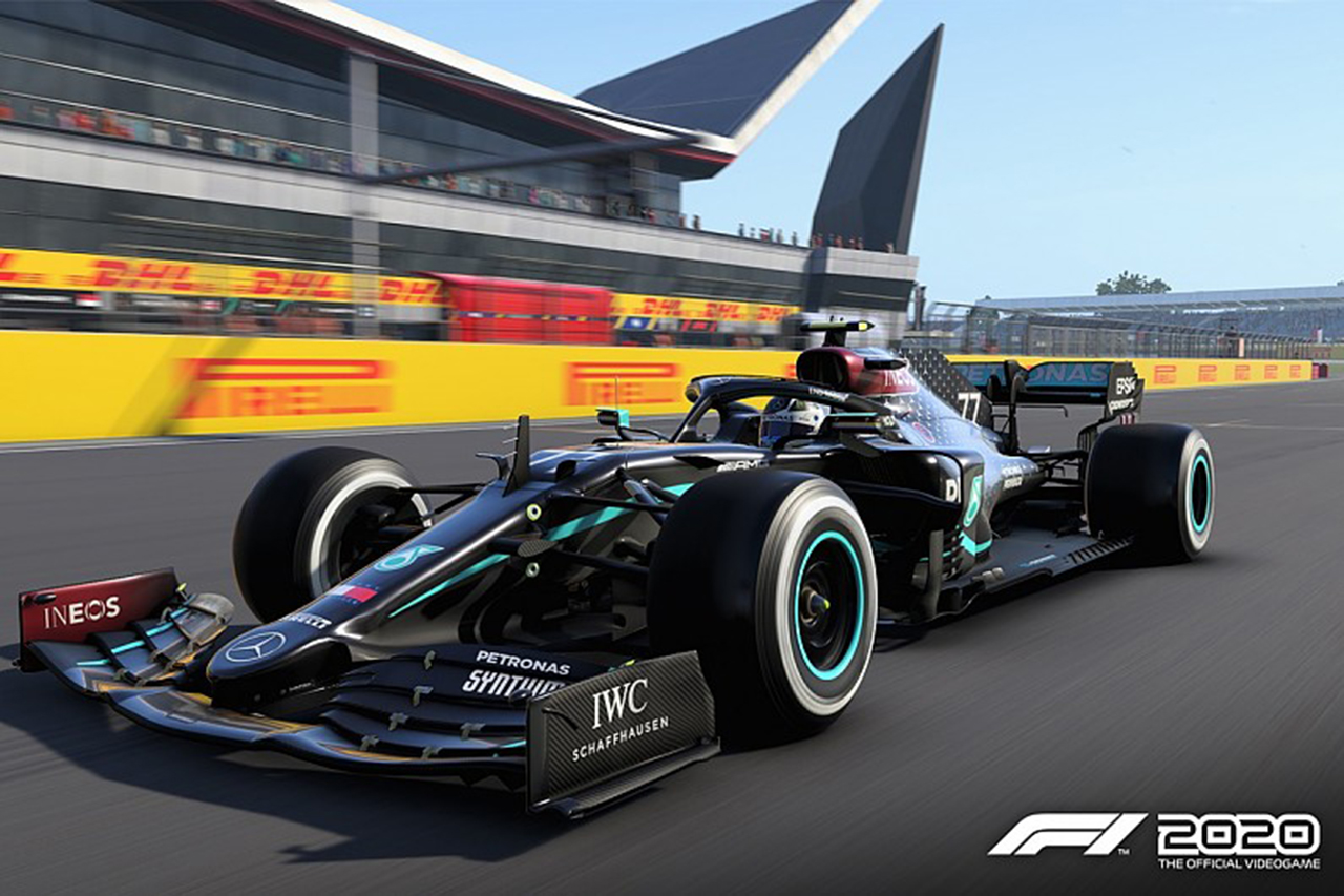 F1公式ゲーム『F1 2020』：メルセデスのマシンをブラックカラーに更新