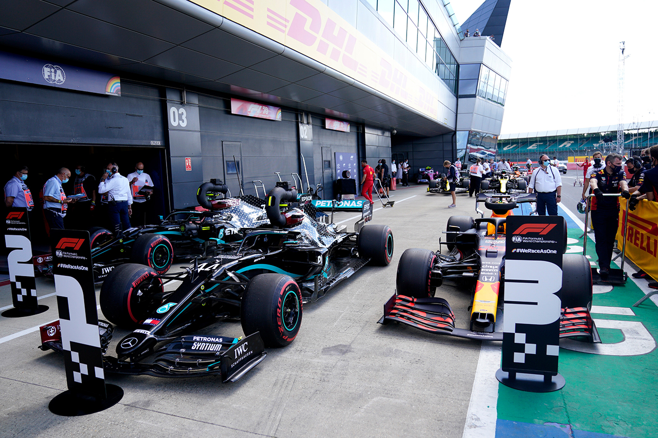 2020年 F1イギリスGP 決勝:スターティンググリッド