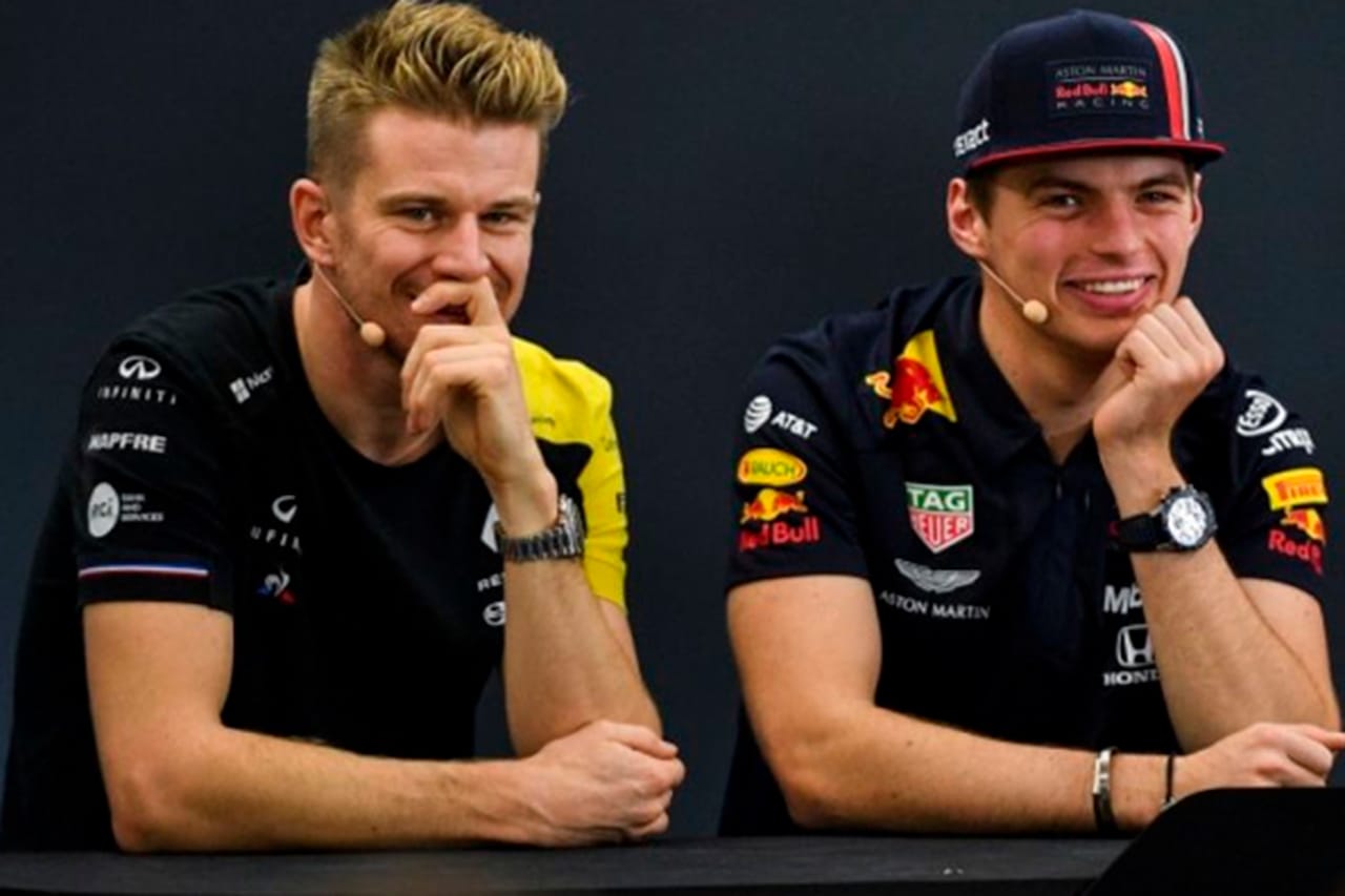 フェルスタッペン 「ヒュルケンベルグは首が長いのでF1に不向き（笑）」