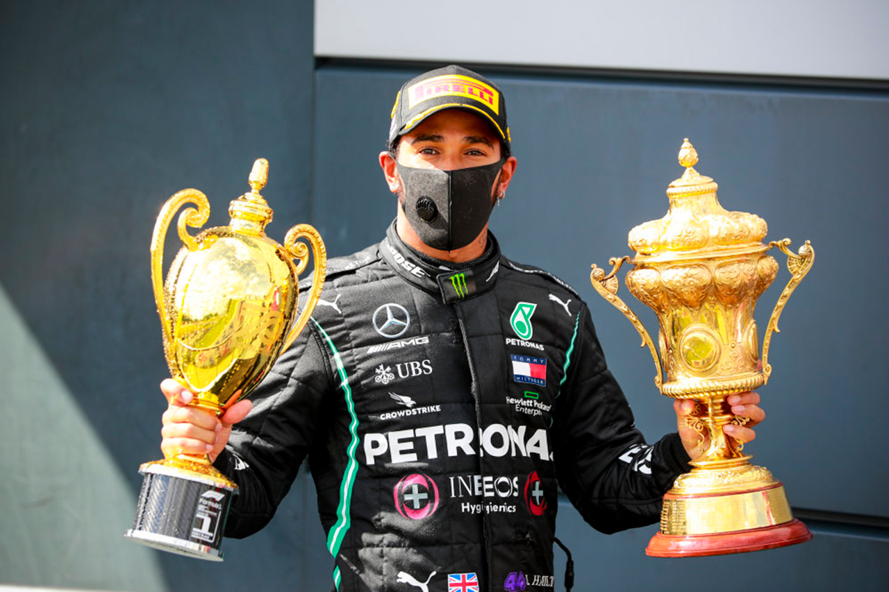 F1イギリスGP 決勝：ルイス・ハミルトンが手負いのマシンで優勝！
