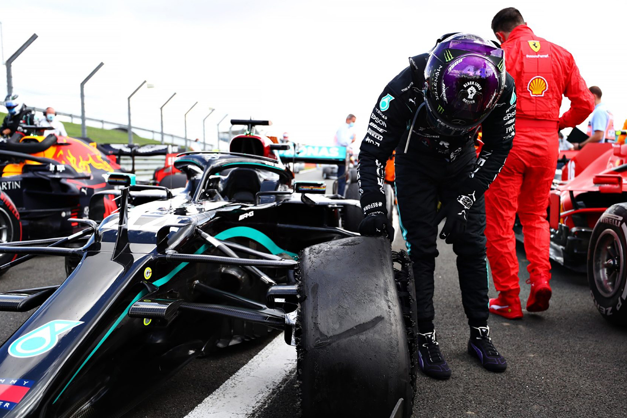 F1 Topic:ルイス・ハミルトンの3輪フィニッシュは規約違反ではない?