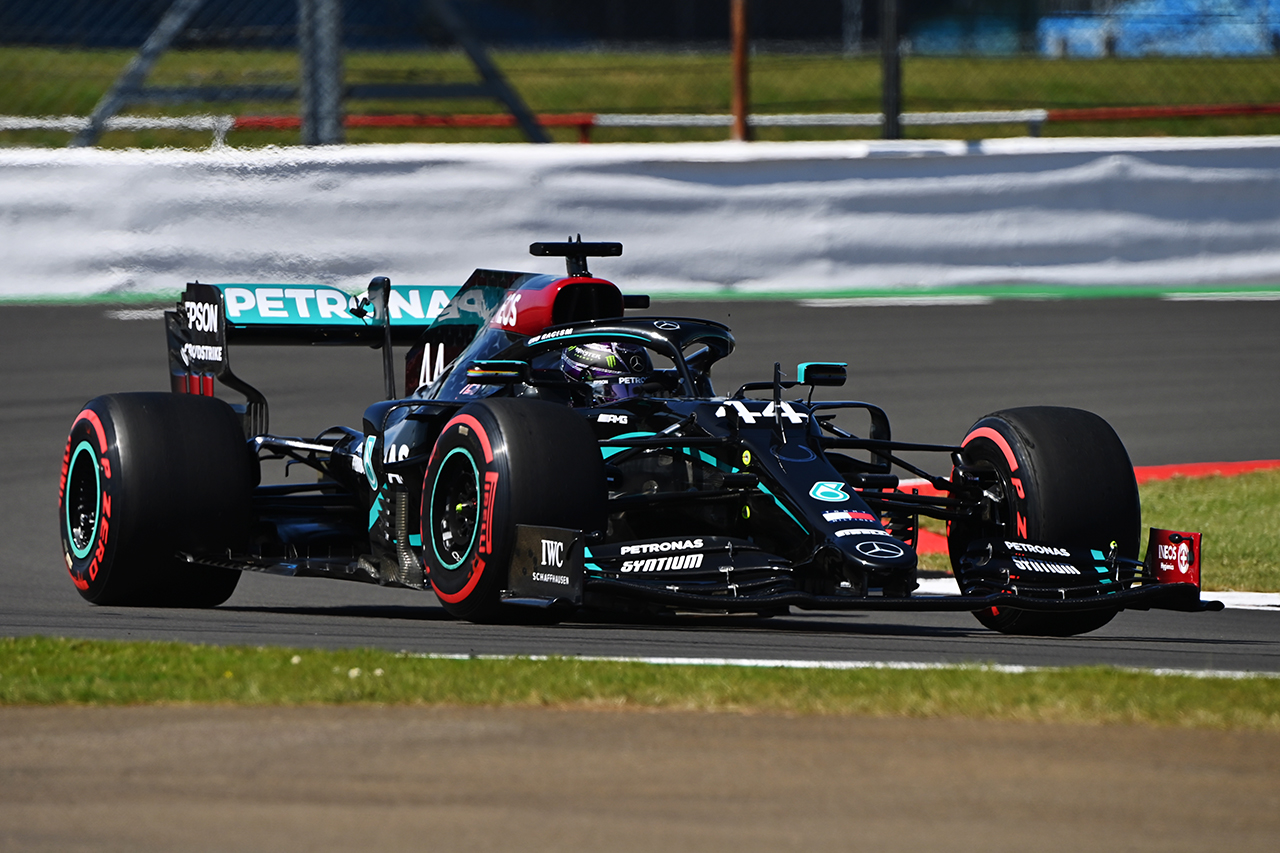 F1 70周年記念GP フリー走行3回目:メルセデスが順当に1-2タイム