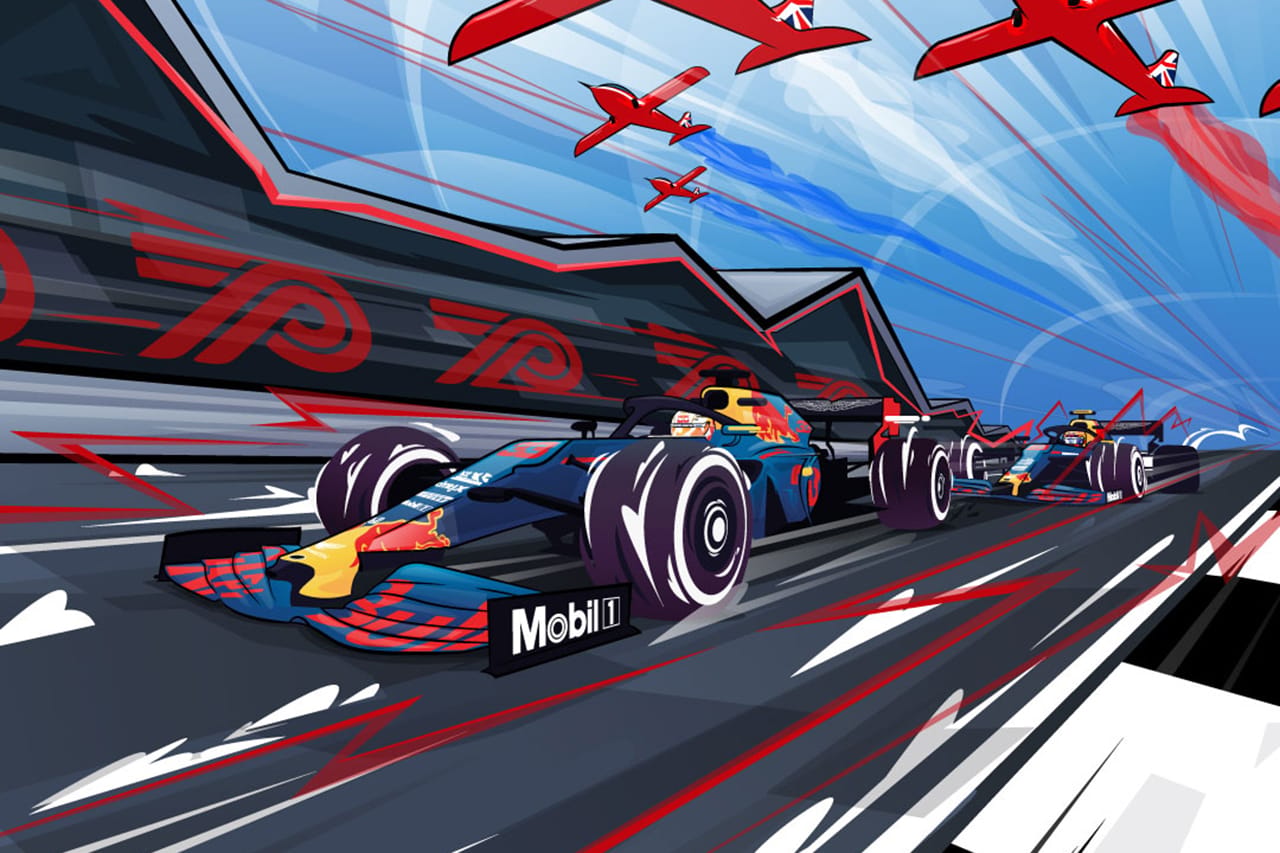 F1 70周年記念GP 決勝:実況ツイート&Twitch