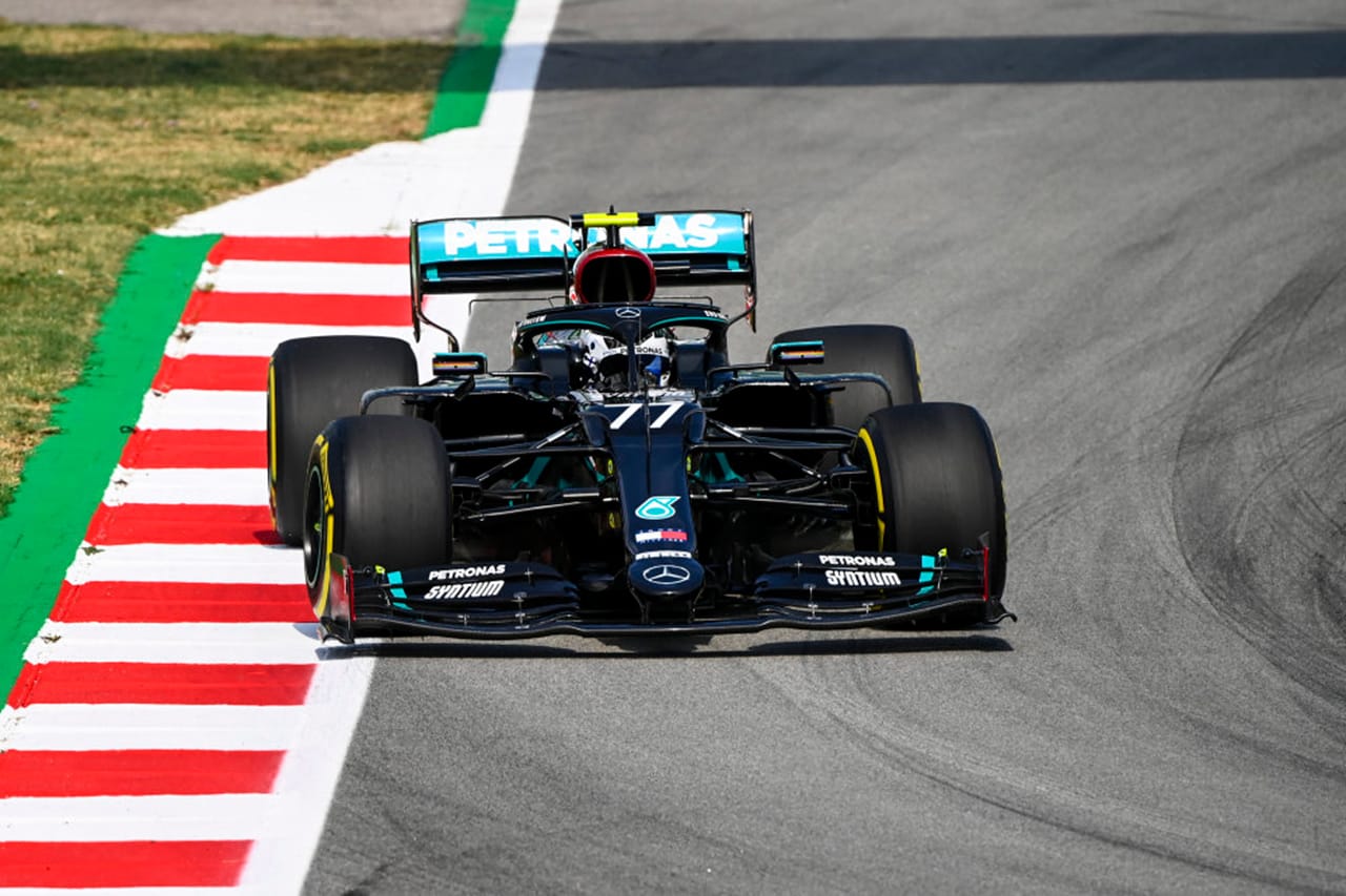 F1スペインGP フリー走行1回目:ボッタス首位でメルセデスが1-2