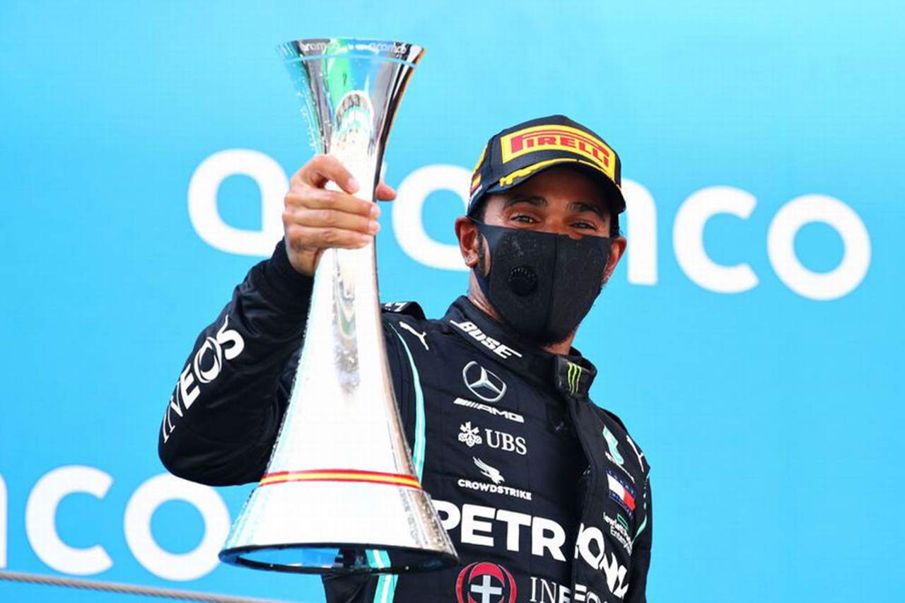 F1スペインGP 結果:ルイス・ハミルトンがポール・トゥ・ウィン