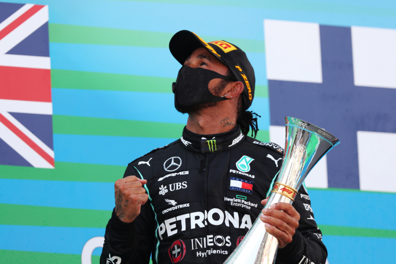 ルイス・ハミルトン、F1史上最多表彰台獲得数でもシューマッハ超え