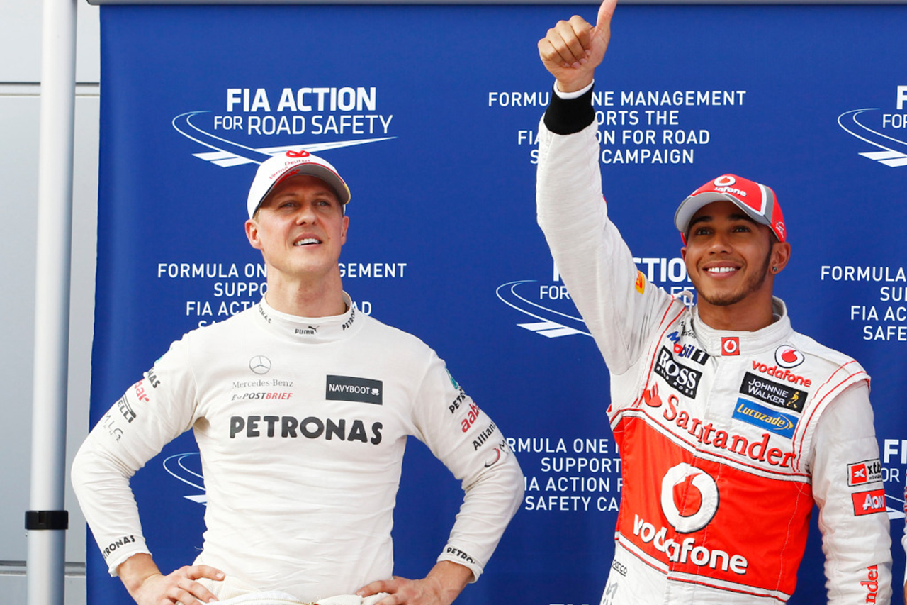 「ミハエル・シューマッハにはハミルトンほどのF1マシンと環境はなかった」